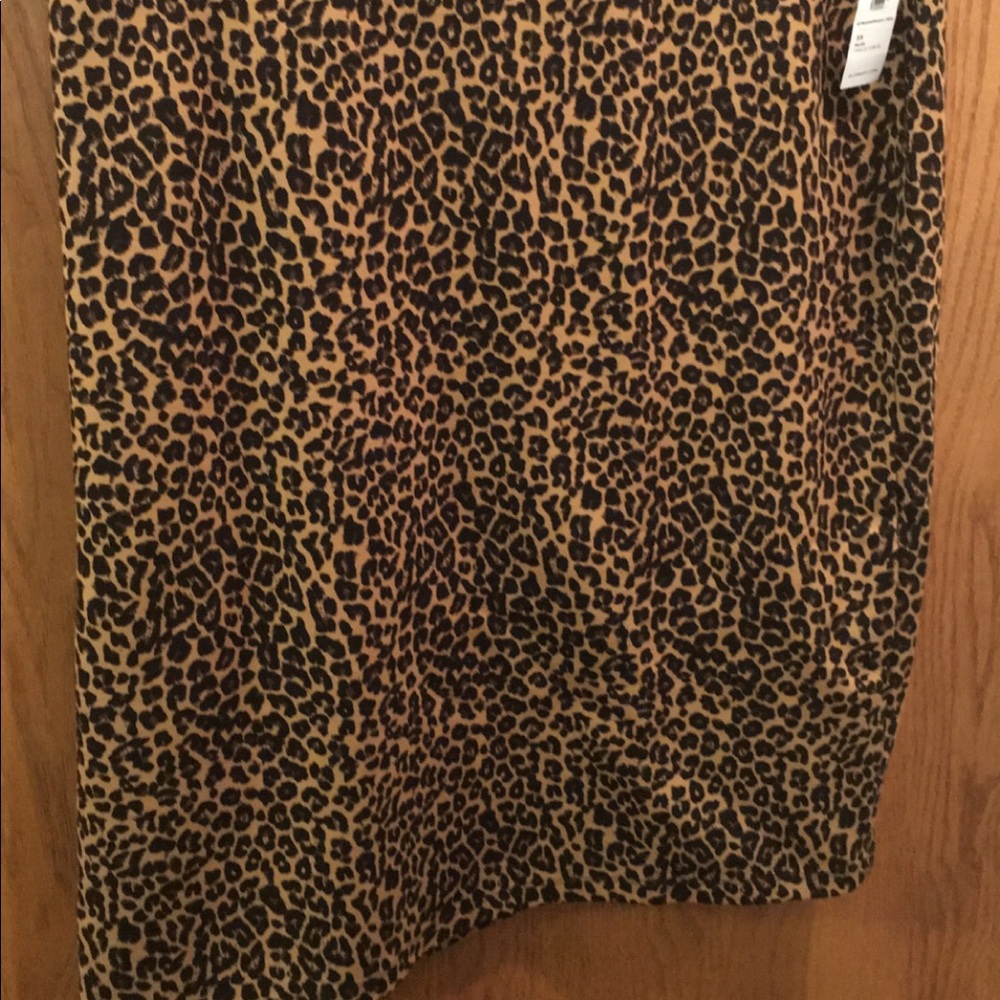 Leopard skirt